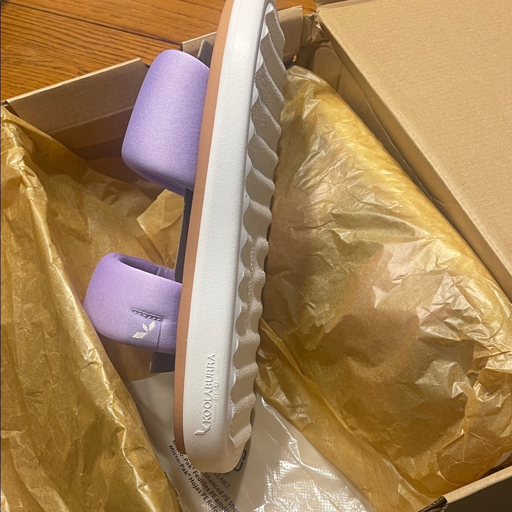 Koolaburra Purple and White Women's Sandals